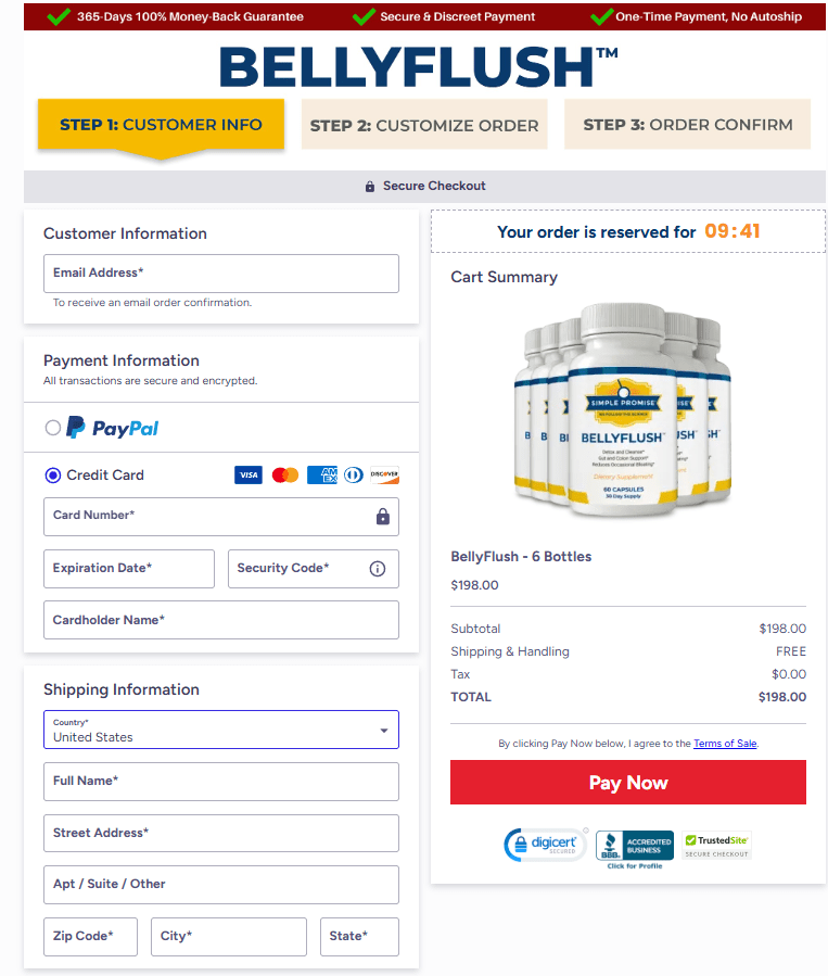 BellyFlush official website